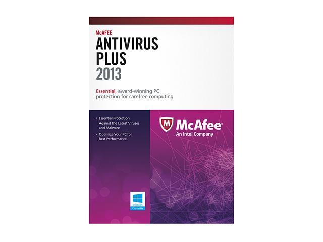 McAfee AntiVirus Plus 2013 - 1 PC Software - Newegg.com