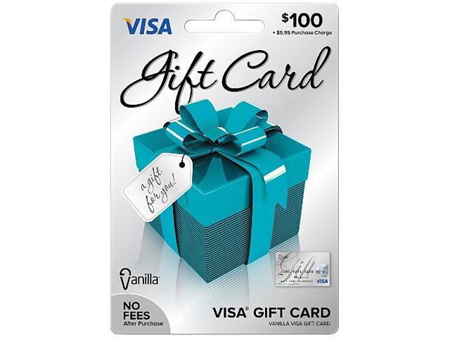 Visa $100 Gift Card Newegg com