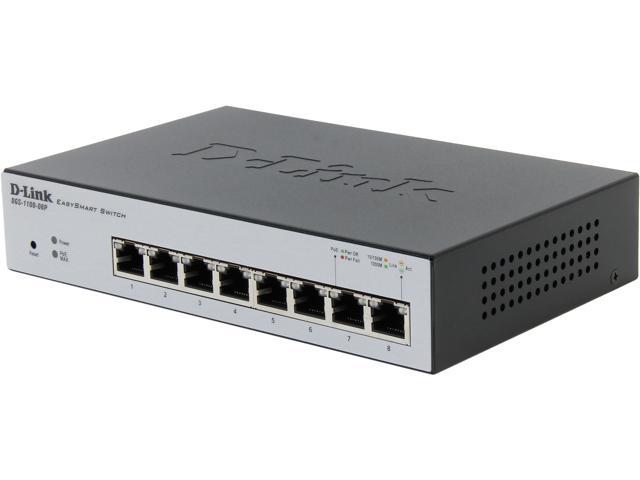 d link switch check network warranty Ethernet Switch Gigabit PoE Link 8 EasySmart Port D
