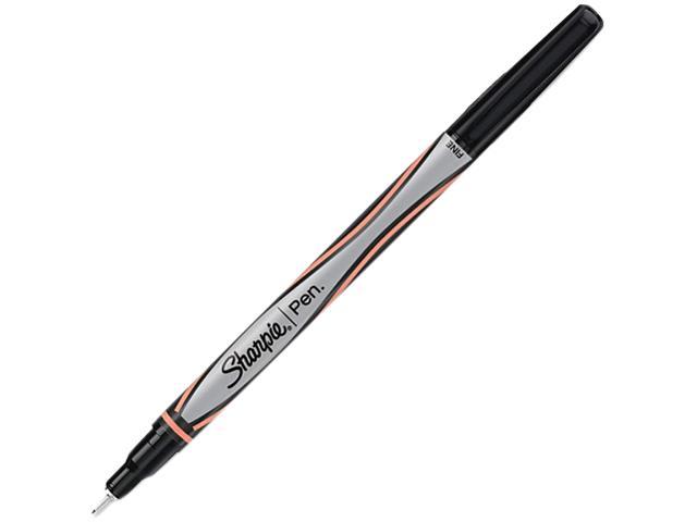 Sharpie Permanent Stick Pens Fine Pen Point Type - Coral Ink - 12 ...