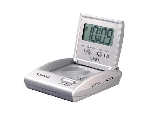 timex-travel-alarm-clock-radio-silver-t315s3-newegg