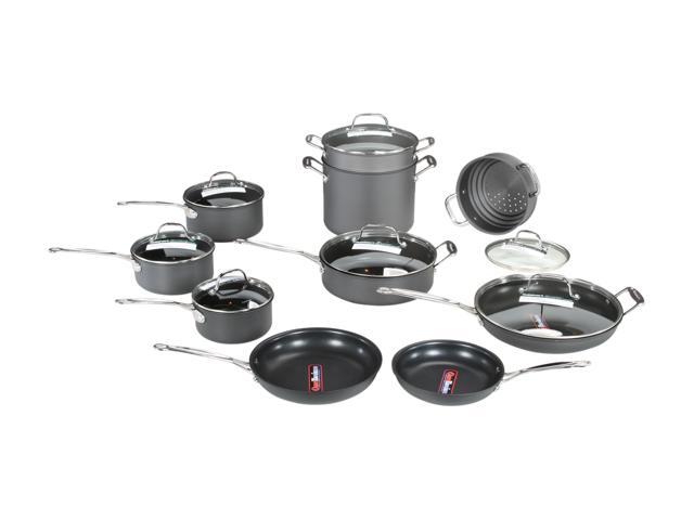 Cuisinart 66 17 Chefs Classic 17 Piece Cookware Set Nonstick Hard