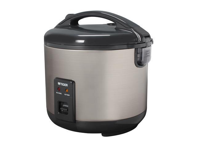 Tiger JNP-S18U Rice Cooker and Warmer, Stainless Steel Gray, 20 Cups ...