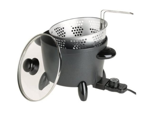 Presto 06003 Silver 6 Qt Professional Options Multi Cooker Presto 06003 Options Electric Multi Cooker Steamer