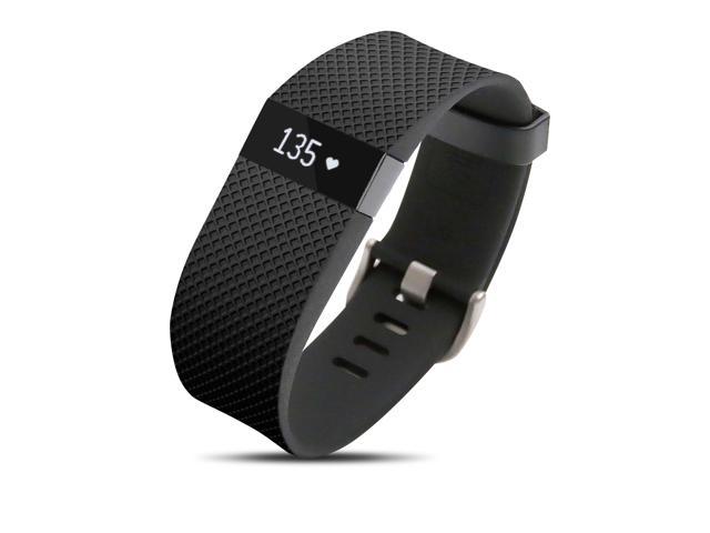 Fitbit Charge HR Wireless Activity Wristband, Black, Large - Newegg.com