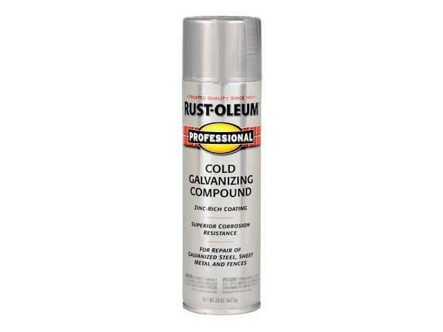 Rustoleum 7584 838 20 Oz Gray Cold Galvanizing Compound Spray Paint 