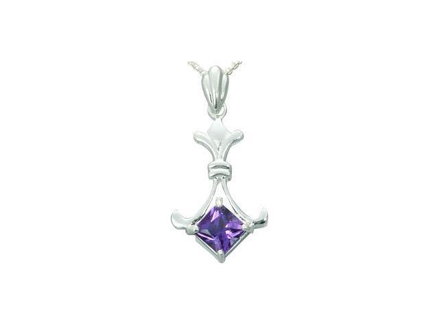 Mabella 7.96 CTW Marquise 20mm x 10mm Created Amethyst Sterling Silver ...