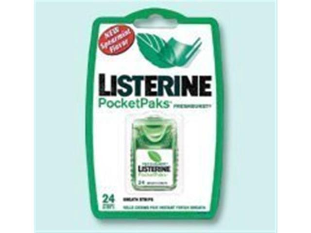 Listerine PocketPaks, Oral Care Strips, FreshBurst - 24 Stripes /Pack ...