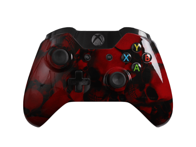 Custom Xbox One Controller Special Edition Red Skullz Controller ...