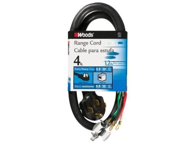 0 6/2 And 8/2-Gauge Srdt 50-Amp Power Supply Cord, 4-Feet, 4-Wire ...