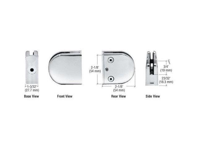 Cr Laurence Z Series Glass Clamps Lamp Design Ideas Crl Chrome Z Series Round Type Flat Base Zinc Clamp For 3 8 Glass