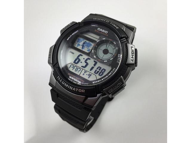 how to set day on casio illuminator watch