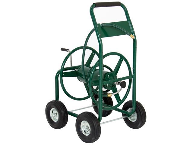 Water Hose Reel Cart 300 FT Outdoor Garden Heavy Duty Yard Water ...