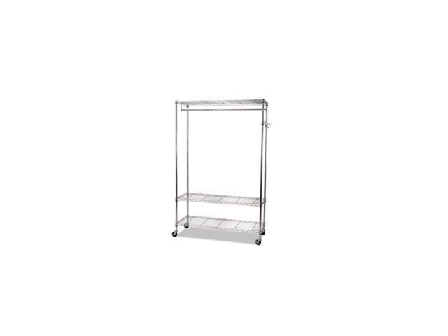 Alera Wire Shelving Garment Rack, Coat Rack, Stand Alone Rack, Black ...