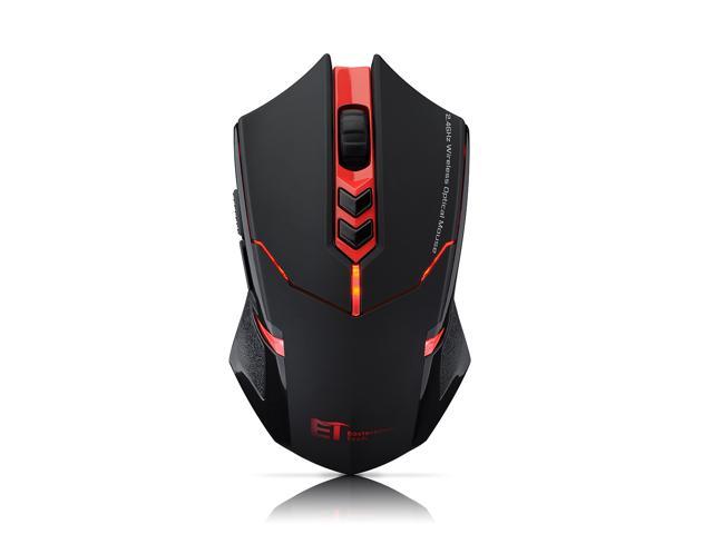 red gaming mouse