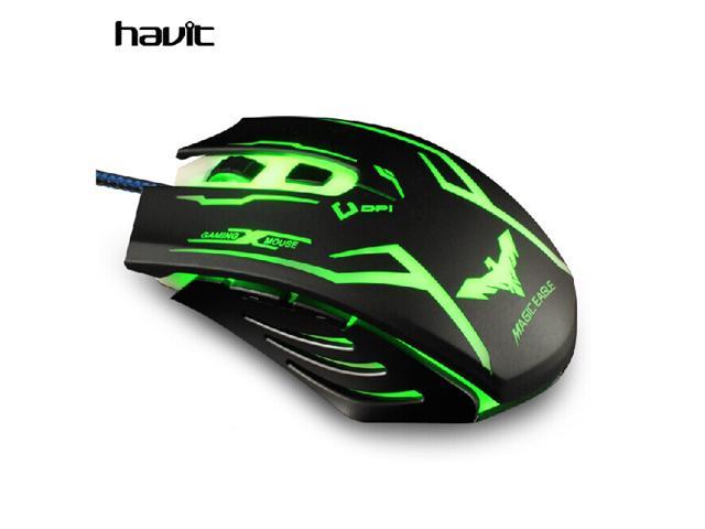 2400DPI 6D Havit Magic Eagle HV-MS701 Optical Wired Usb Gaming Mouse ...