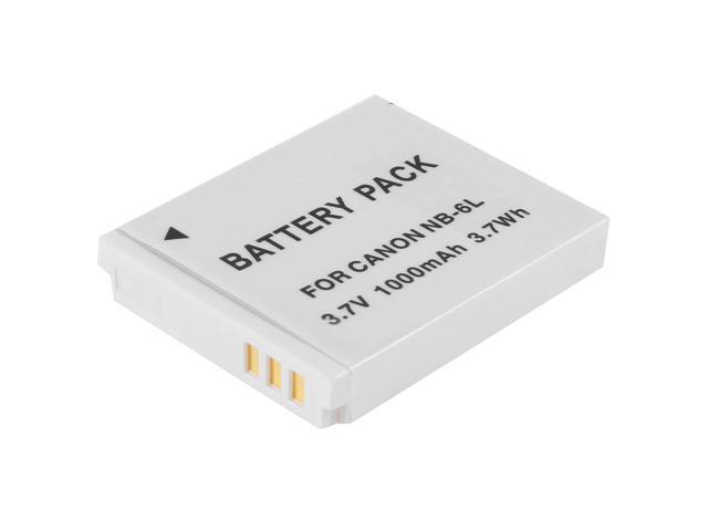 3.7V 1000mAh 3.7Wh Li-ion Digital Camera Battery for Canon NB-6L ...