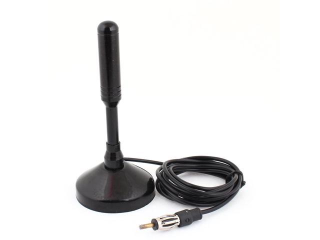 Unique Bargains Magnetic Base AM FM Radio Amplified Antenna for Car Van ...