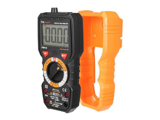 DM18 LCD Digital Multimeter DC AC Voltage Current Ohm Resistance Test Meter Prob