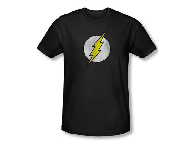 DC Comics Flash Logo Distressed Mens Slim Fit Shirt-Newegg.com