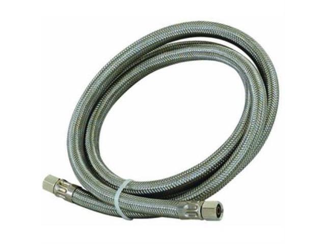 Stainless Steel Braided 12 Inch Refrigerator Water Line Hose - Newegg.com