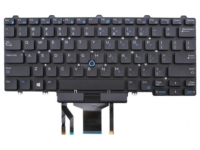 Laptop Backlit Keyboard For Dell Latitude 3340 3350 Keyboard Us Layout Black Color With Mouse 8394