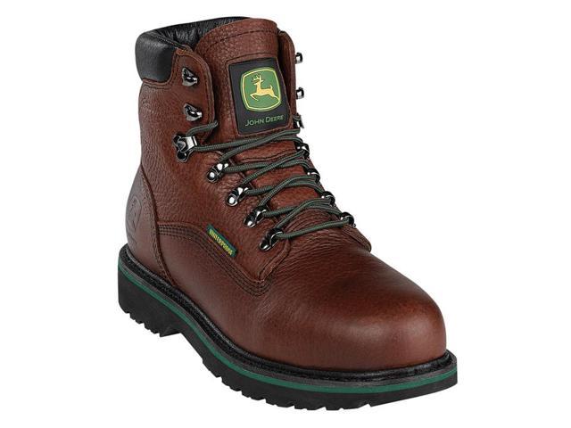 Steel Toe Work Boots Medium Removable Comfort Insert Genuine Leather ...