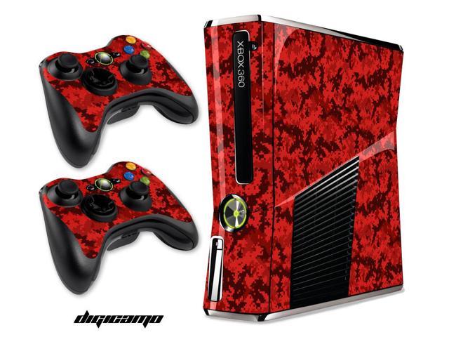 Microsoft Xbox 360 Slim Console Skin plus 2 Controller Skins -Digi Camo ...