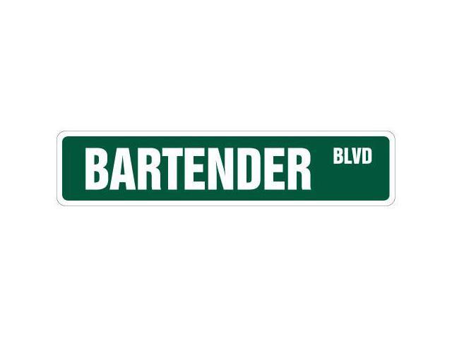 BARTENDER Street Sign signs bar pub beer drunk gift-Newegg.com