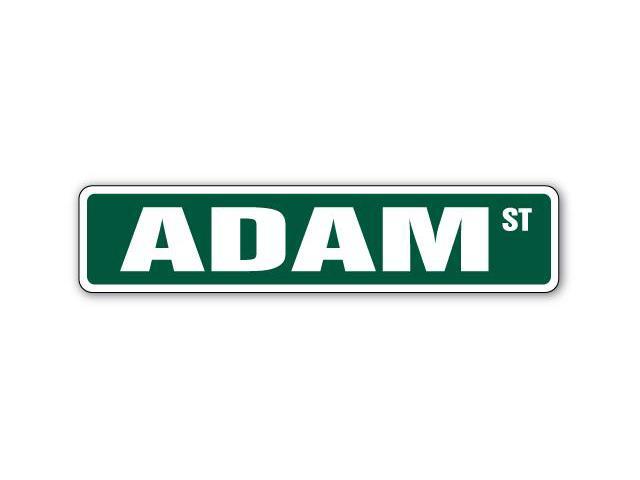 ADAM Street Sign name kids childrens room door bedroom girls boys gift ...