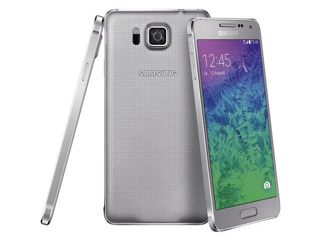 Samsung Galaxy Alpha SM-G850F Unlocked Internatioanl Model 32GB, Silver ...