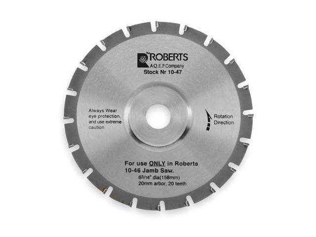 ROBERTS 10472 Jamb Saw Blade,6 3/16 In,Carbide Tip - Newegg.com