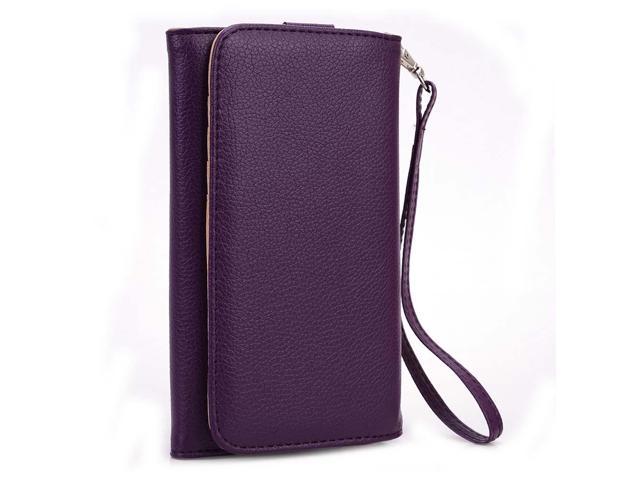 Kroo Purple Clutch Wristlet Wallet for Smartphone up to 5.7 Inch-Newegg.com