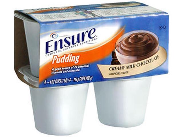 Ensure Pudding Cups Creamy Milk Chocolate, 4 - 4 oz ...