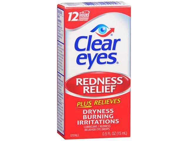 Clear Eyes Redness Relief Lubricant Eye Drops - 0.5 fl oz - Newegg.com