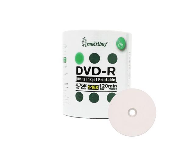 Smartbuy DVD-R White Inkjet Hub Printable