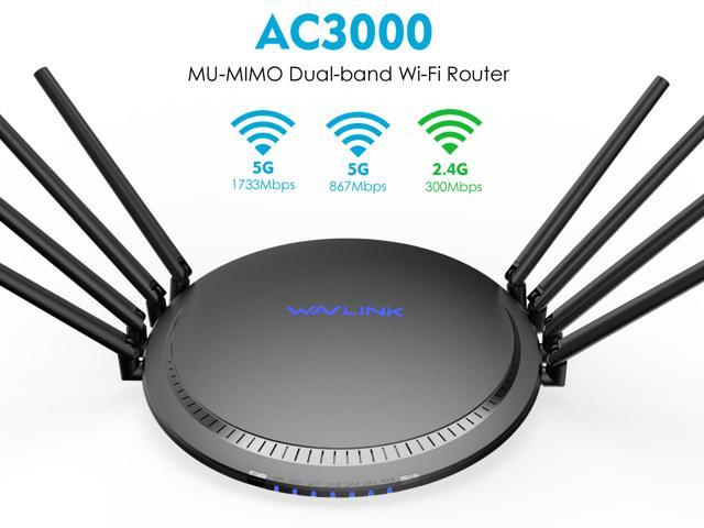 AC3000 Tri-Band WiFi Router Smart Gigabit Wireless Router with MU-MIMO