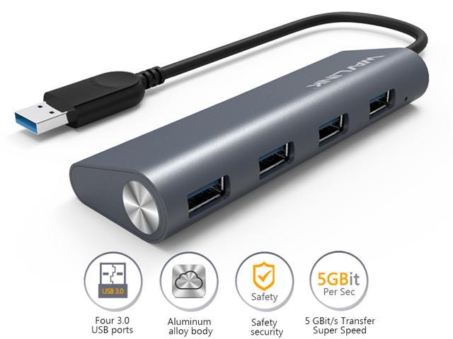 High Performance USB Hub, 4-Port USB 3.0 Portable Aluminum Hub ,USB Extension