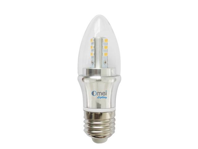 6 Pack Dimmable 60w E26 Um Base 6w Daylight White 4000k Led 6 Pack Dimmable 60w E26 Um Base 6w Daylight White 4000k Led Chandelier Light Bulbs