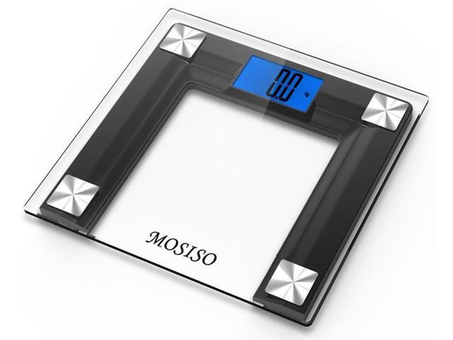 Bathroom Scale mosiso® high accuracy digital bathroom scale with 4.3" blue Bathroom Scale mosiso® high accuracy digital bathroom scale with 4.3" blue