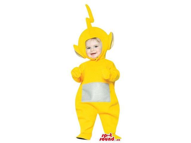 yellow teletubby toy