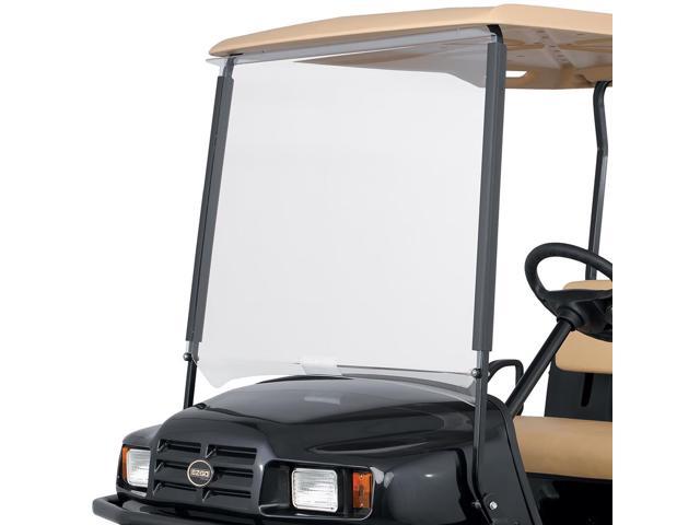 EZGO Golf Cart Clear Flat Windshield Kit for E-Z-GO ST Sport 2+2/Clays