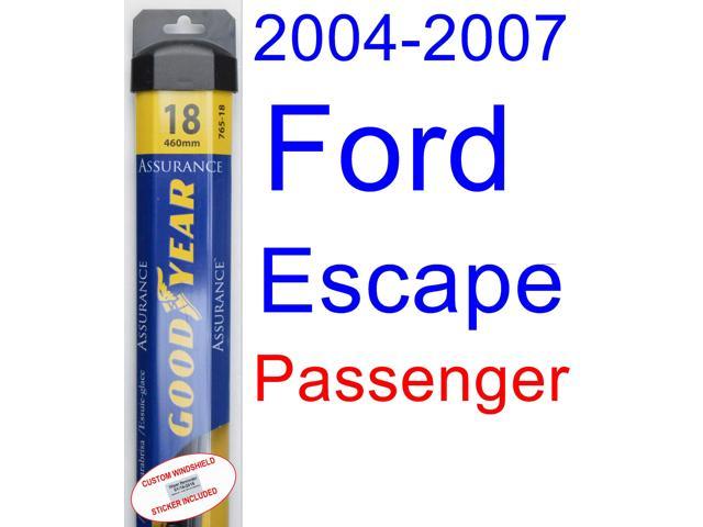 Windshield wiper size for 2006 ford escape #9