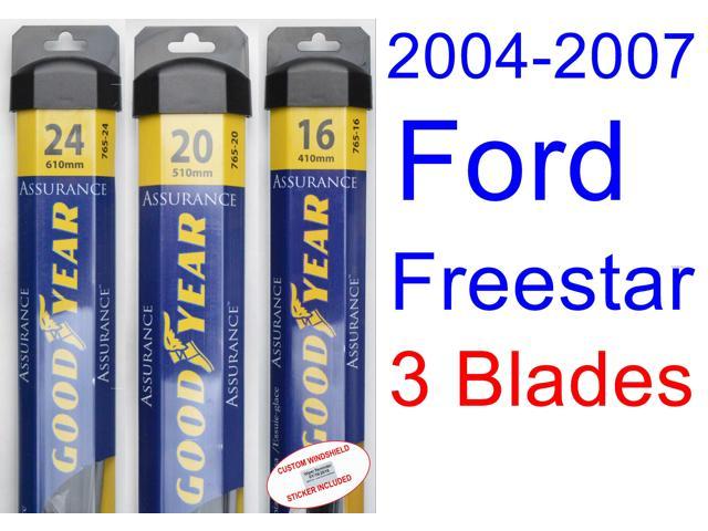 2005 Ford freestar wiper blades