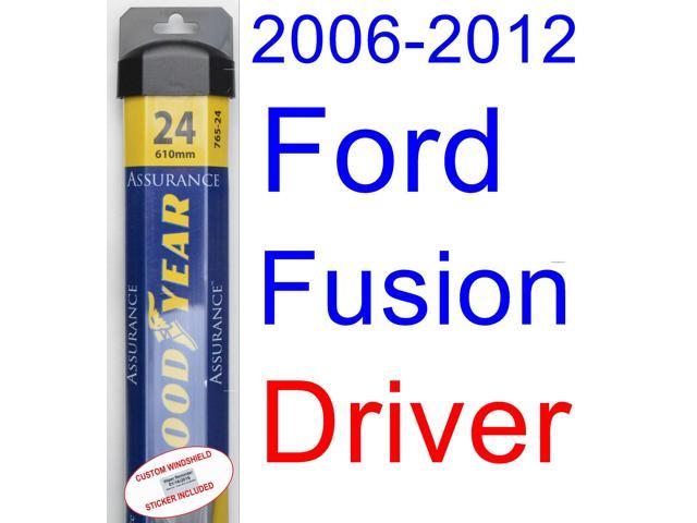 2010 Ford fusion wiper size