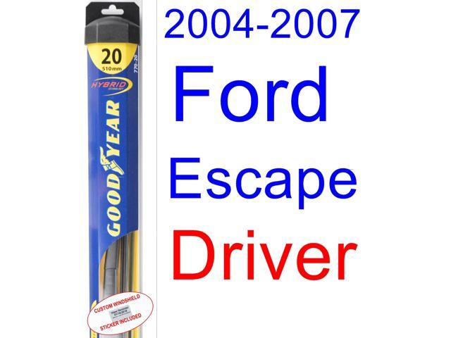 2005 Ford escape wiper blades size #8