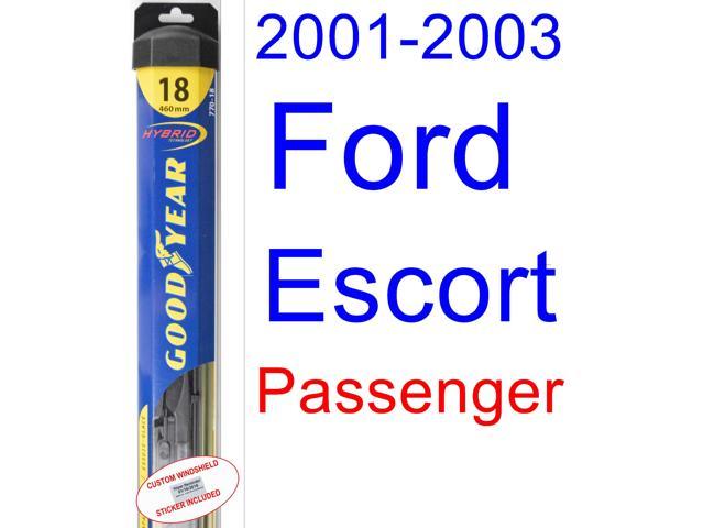 Ford escort wiper blades size #10
