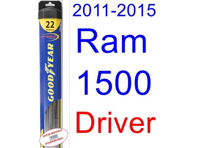 Ram 1500 Wiper Blade Size