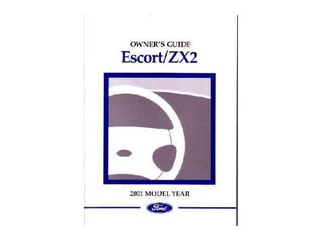 2001 Ford escort user manual #3