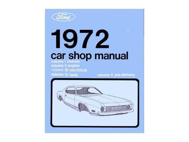 1972 Ford mustang shop manuals